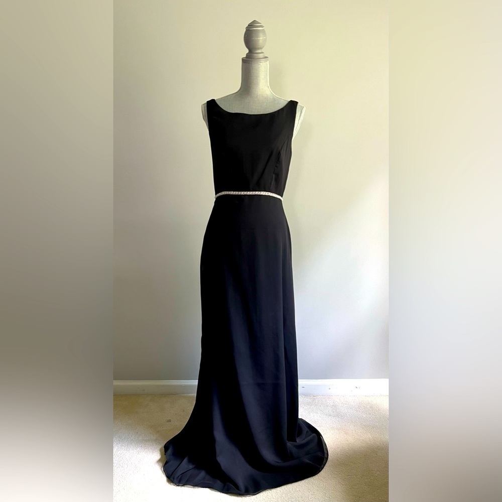 Jordan Classic Black Floor Length Dress Size 6